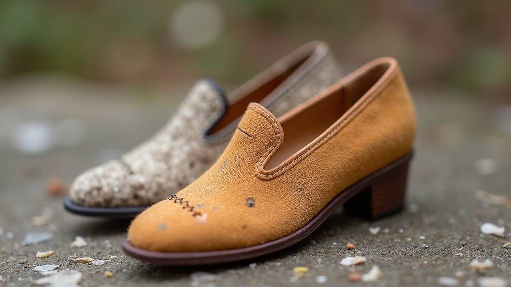 Chaussures miniatures fantaisistes et décoratives dans des couleurs vives