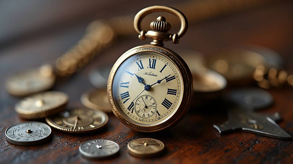 Collection d'horloges miniatures sur étagère en bois
